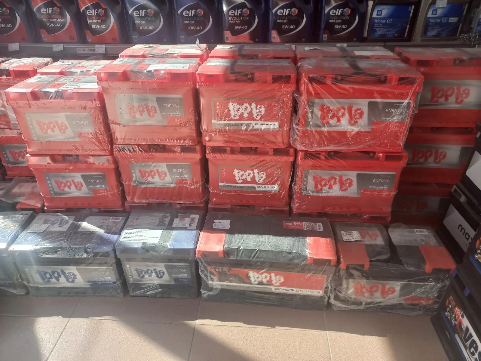 Police sa Topla akumulatorima